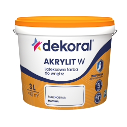 Akrylit-W  Plus  3 L śnieżnobiała